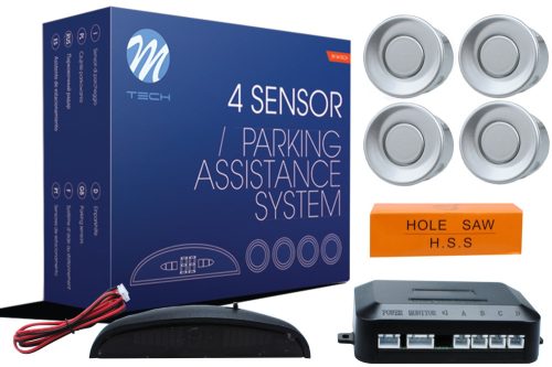 Parking assist system - CP4 with digital display - silver - CP4S