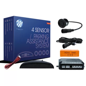   Parking assist system - CP5 with digital display and connectors - black - CP5B