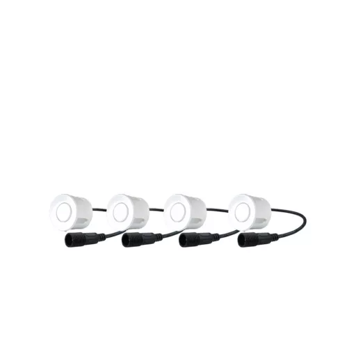 Parking assist system - CP5 with digital display and connectors - white - CP5W
