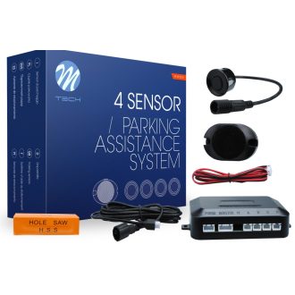   Parking assist system - CP6 with buzzer and connectors - black - CP6B