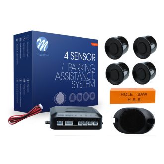 Parking assist system - CP7 with buzzer - black - CP7B