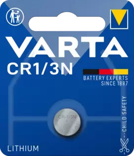 Varta lítium gombelem - CR1/3N