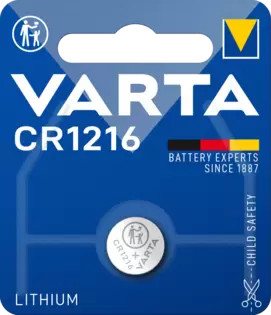 Varta lítium gombelem - CR1216