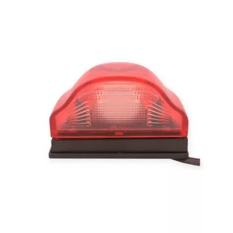 Rendszám világítás DOB-26A LED + piros helyzetjelző