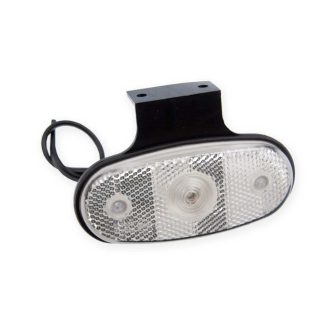 Helyzetjelző DOB-46DB/K LED, fehér, tartóval