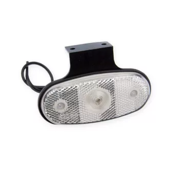 Helyzetjelző DOB-46DB/K LED, fehér, tartóval