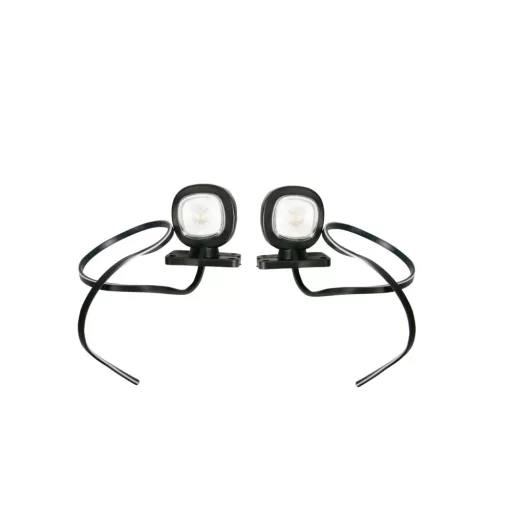 Helyzetjelző DOB-63 LED, piros-fehér