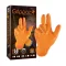 Grippaz Nitrile Fishscale 240mm 6mil 50pcs/box Orange Size L