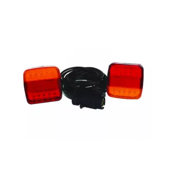   Utánfutó elektromos vezeték, LED-es mágneses világítás készlet (LT-1 26-LED) kábelezéssel 7 pin / 7,