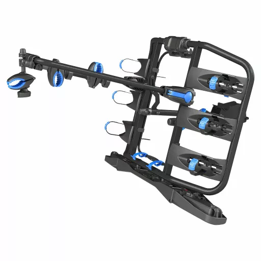 Atlas 3 Premium Blue kerékpártartó - 3 kerék, vonóhorogra szerelve