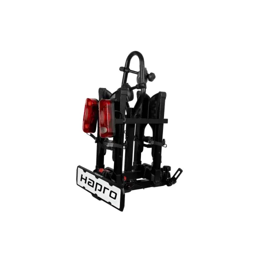 Hapro Smartfold II kerékpártartó, vonóhorogra szerelhető