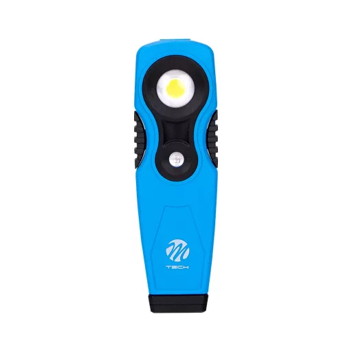 M-TECH PRO Elemlámpa 10W + 1W COB + 1W UV + pótakkumulátor
