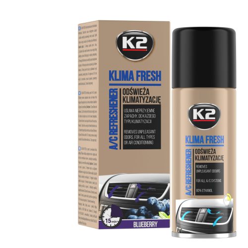 K2 KLIMA FRESH ÁFONYA 150ml - klímatisztító spray