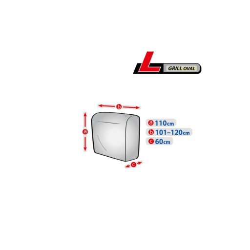 Kerti grill védőponyva, ovális L, KEGEL