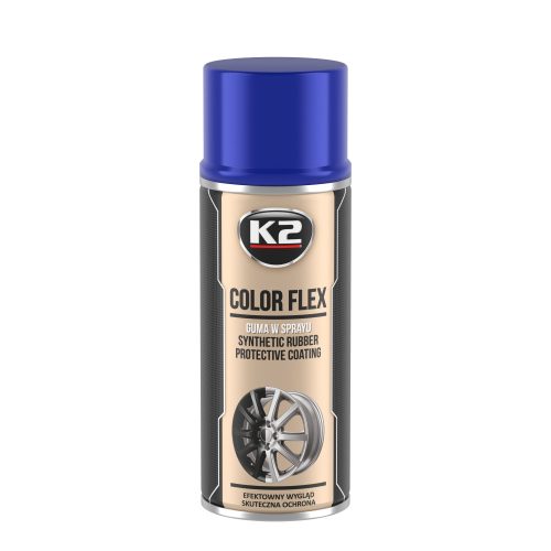 K2 COLOR FLEX BLUE 400 ML Spray gumi