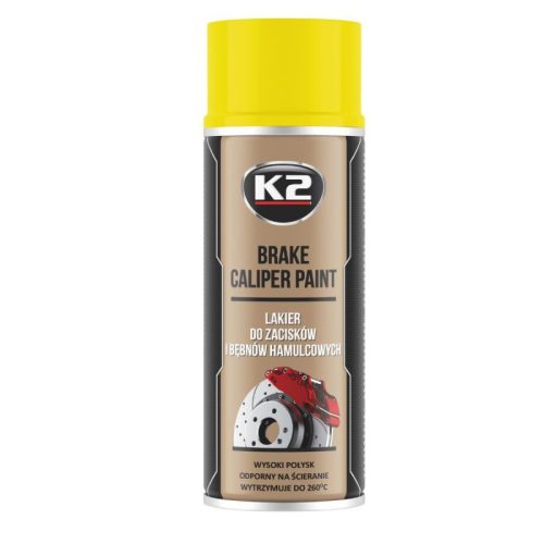 K2 BRAKE CALIPER paint 400 ml - sárga féknyereg festék - L346ZO