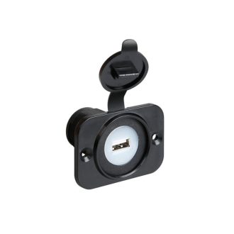 USB aljzat beépített süllyesztett 12/24 V