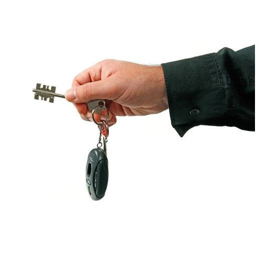 Kulcstartó alkoholteszter világítással, LAMPA