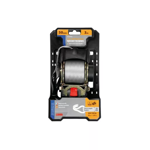 Önfeltekercselő heveder LC 750 daN 1,5 t / 3 m heveder 25 mm, LAMPA