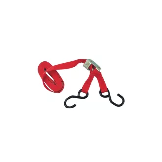   Rögzítő heveder fém csattal (2 x S kampó) 350 kg / 5 m heveder 25 mm LAMPA
