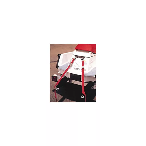 Rögzítő heveder fém csattal (2 x S kampó) 350 kg / 5 m heveder 25 mm LAMPA