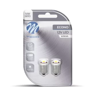 Blister 2x LED L008W - BA9s 12V 1xSMD5050 fehér - LB008W