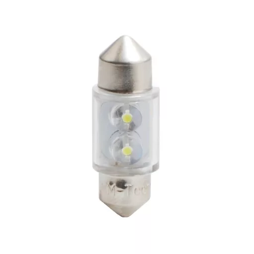 Blister 2x LED L025W - C5W 31mm 2LED fehér - LB025W