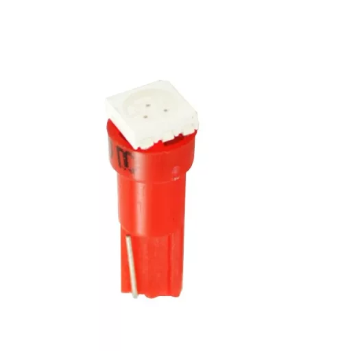 Blister 2x LED L053R - T5 1xSMD 5050 piros - LB053R