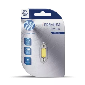 Blister 1x LED L080W - C5W 36mm 12V 1.5W fehér - LB080W-01B