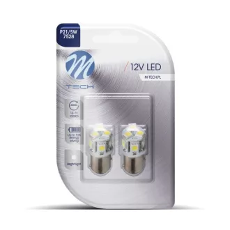 Blister 2x LED L089W - BAY15d 8xSMD5050 fehér - LB089W
