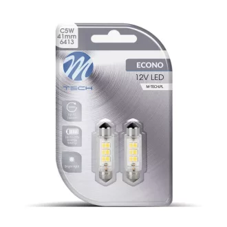   Blister 2x LED L091W - C5W 41mm 6xSMD2835 fehér - LB091W - 10 db
