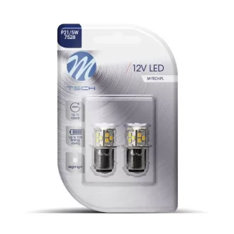 Blister 2x LED L113W - BAY15d 21xSMD2835 fehér - LB113W