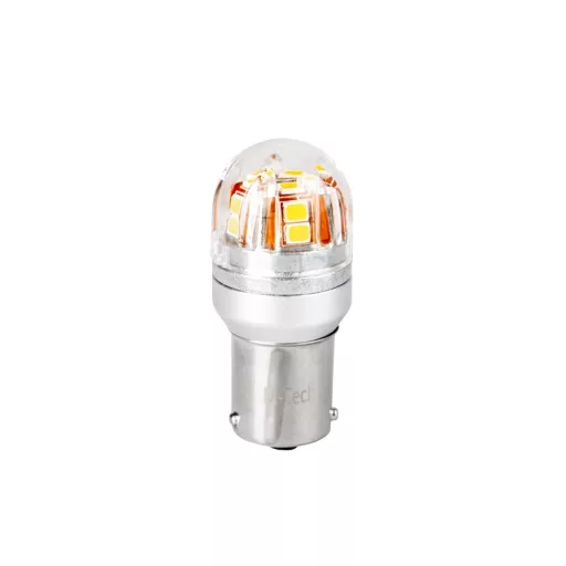 Blister M-TECH Platinum LB832Y-01B - PY21W, 12-24V 15x2835SMD, CANBUS, Amber - LB832Y-01B