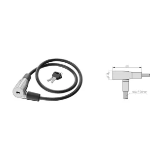 Basi ZR 300 fekete lakat 6x550mm