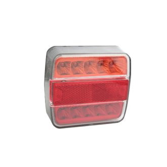   Egyesített lámpa LED, rendszám világítással, 12V, MULTIPA