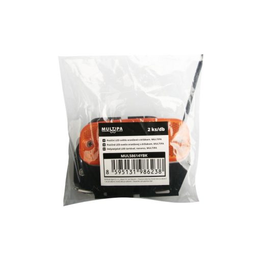 Helyzetjelző LED tartóval, narancs, MULTIPA