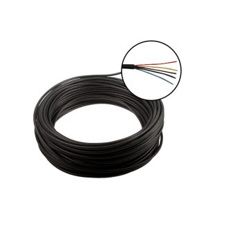 Kábel 5 eres, 5 x 1 mm, gumi szigetelés MULTIPA