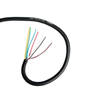 Kábel 7 eres, 6 x 0,75 mm + 1 mm, gumi szigetelés MULTIPA
