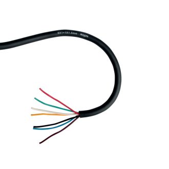Kábel 7 eres, 6 x 1 mm + 1,5 mm, gumi szigetelés MULTIPA