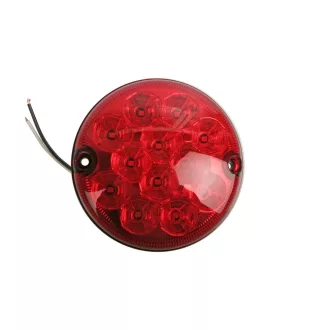 Hátsó ködlámpa, kerek, 95 mm, 12 x LED, 12/24 V MULTIPA