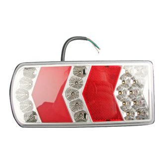   Egyesített lámpa TRS006 jobb, LED, rendszám világítással, 12/24 V MULTIPA