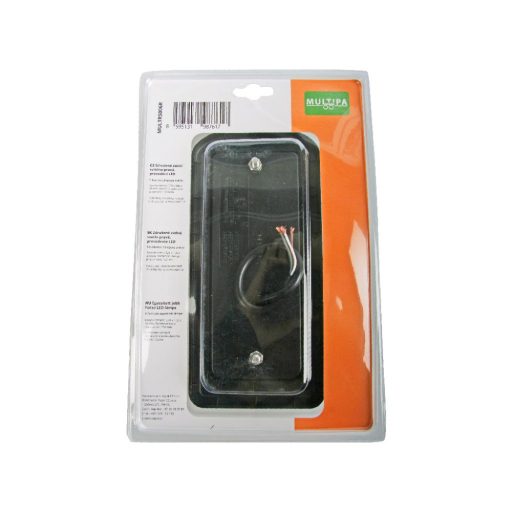 Egyesített lámpa TRS006 jobb, LED, rendszám világítással, 12/24 V MULTIPA