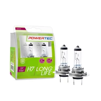 Powertec hosszú élettartamú H7 12V DUO izzó