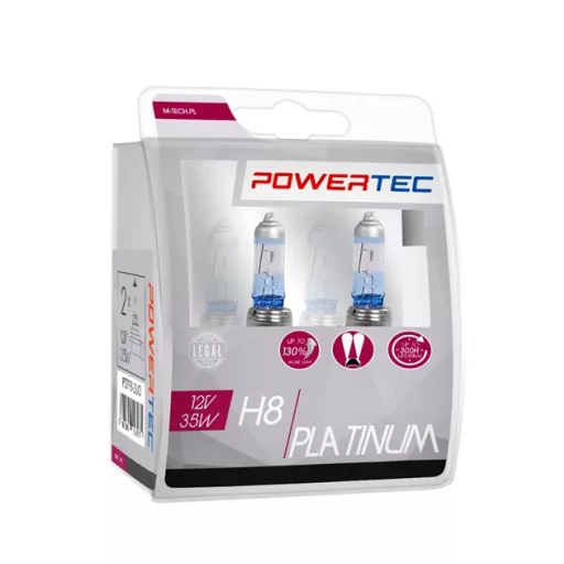 Powertec Platinum +130% H8 12V DUO izzó