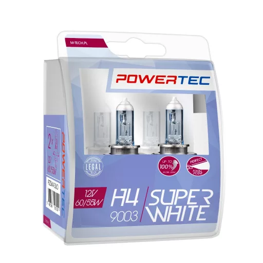 Powertec SuperWhite H4 12V DUO izzó