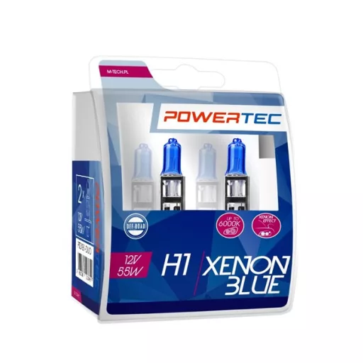 Powertec Xenon kék H1 12V DUO