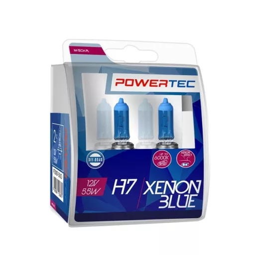 Powertec Xenon kék H7 12V DUO