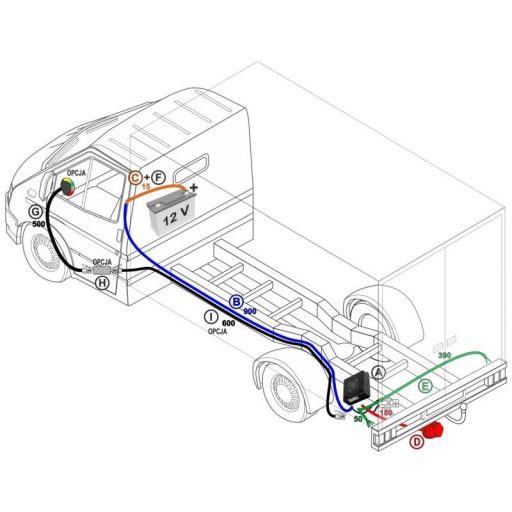 Ele. vez. UNI EXPERT 13-pin LONG VAN/BUS, WH3G13, Quasar