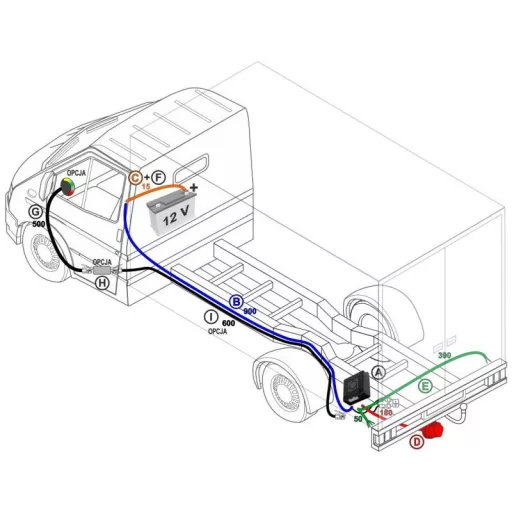 Ele. vez. UNI EXPERT 13-pin LONG VAN/BUS, WH3G13, Quasar