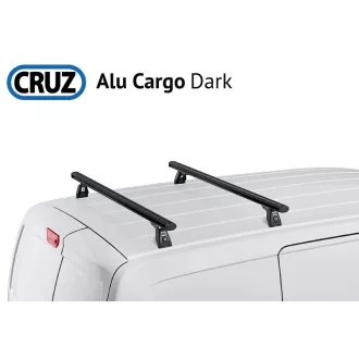 Tetőcsomagtartó Renault Trafic 14-, CRUZ ALU Cargo Dark